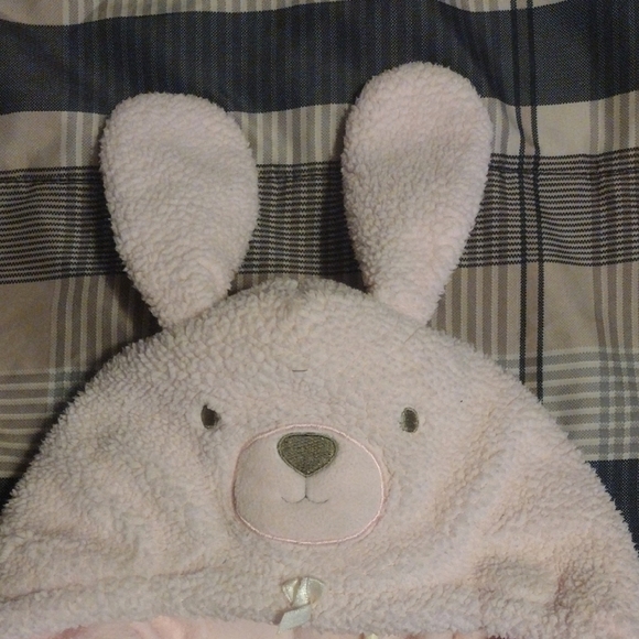 Cozy Pink Bunny Footie for Baby Girl​ - Picture 2 of 14